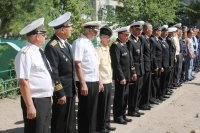 В день ВМФ в Марксе был открыт памятник морякам