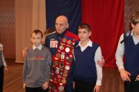 Марксовские школьники встретились с чемпионом по боевым искусствам