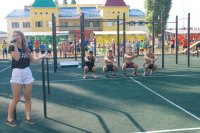 Торжественное открытие спортивной площадки для воркаут *** Саратовская область, город Маркс - июль 2016 год (marksadm.ru)