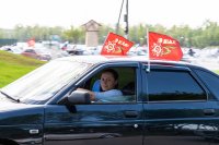 74 автомобиля приняли участие в автопробеге в честь Дня Победы *** Саратовская область, город Маркс - май 2019 год (marksadm.ru)