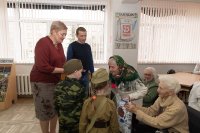Сотрудники Центральной библиотеки провели праздничное мероприятие для ветеранов войны *** Саратовская область, город Маркс - февраль 2020 год (marksadm.ru)