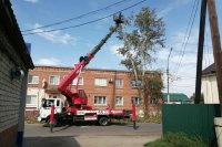 В городе Марксе продолжаются работы по спилу аварийных деревьев *** Саратовская область, город Маркс - сентябрь 2020 год (marksadm.ru)