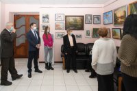Открытие обновлённой экспозиции выставки местных художников "Мы - волжане" *** Саратовская область, город Маркс - февраль 2021 год (marksadm.ru)