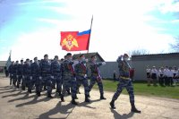 У дома "Бранденбургской Мадонны" прошел военный парад *** Саратовская область, город Маркс - апрель 2021 год (marksadm.ru)