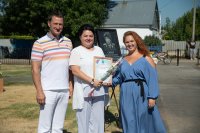 В селе Михайловка торжественно открыли новый сквер *** Саратовская область, город Маркс - август 2021 год (marksadm.ru)