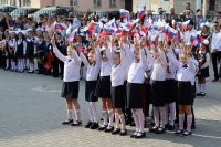 Сегодня во всех школах прошли торжественные линейки, посвященные Дню Знаний *** Саратовская область, город Маркс - сентябрь 2021 год (marksadm.ru)